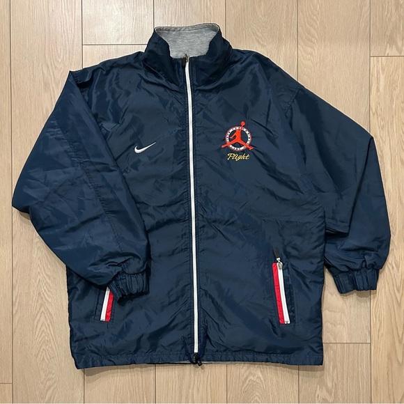 Nike Other - Vintage Nike Air Jordan Flight Club Men’s Full-zip Size XXL Blue Reversible